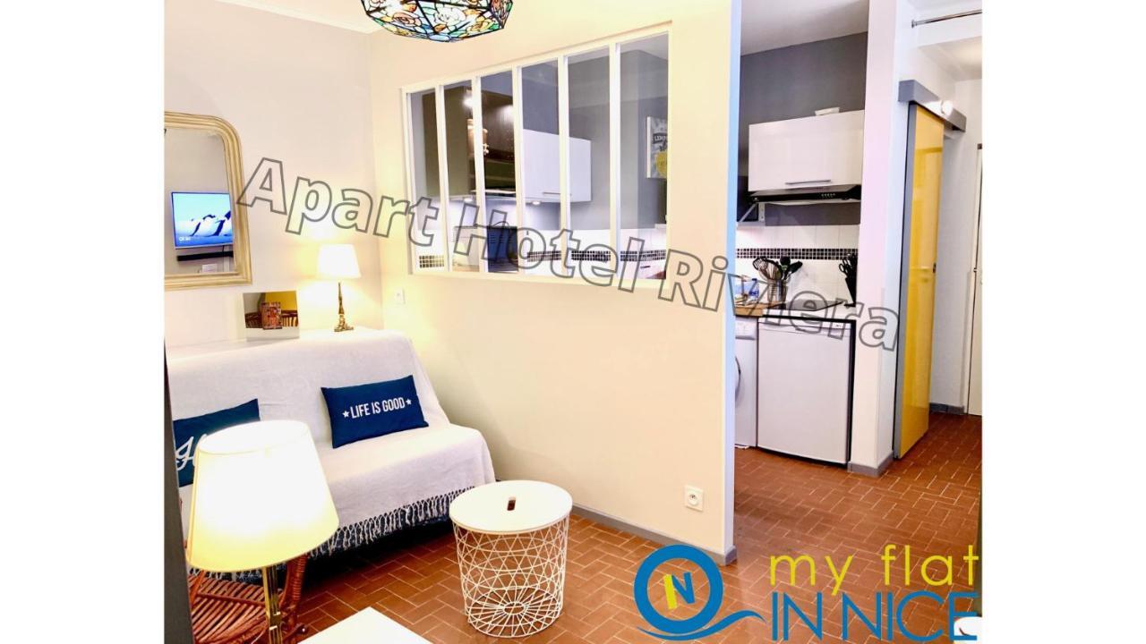 ApartHotel Riviera - Supérieur Appartement 2 pièces AC - Old town - 4 mn Promenade des Anglais - Vincent 1 Niza Exterior foto