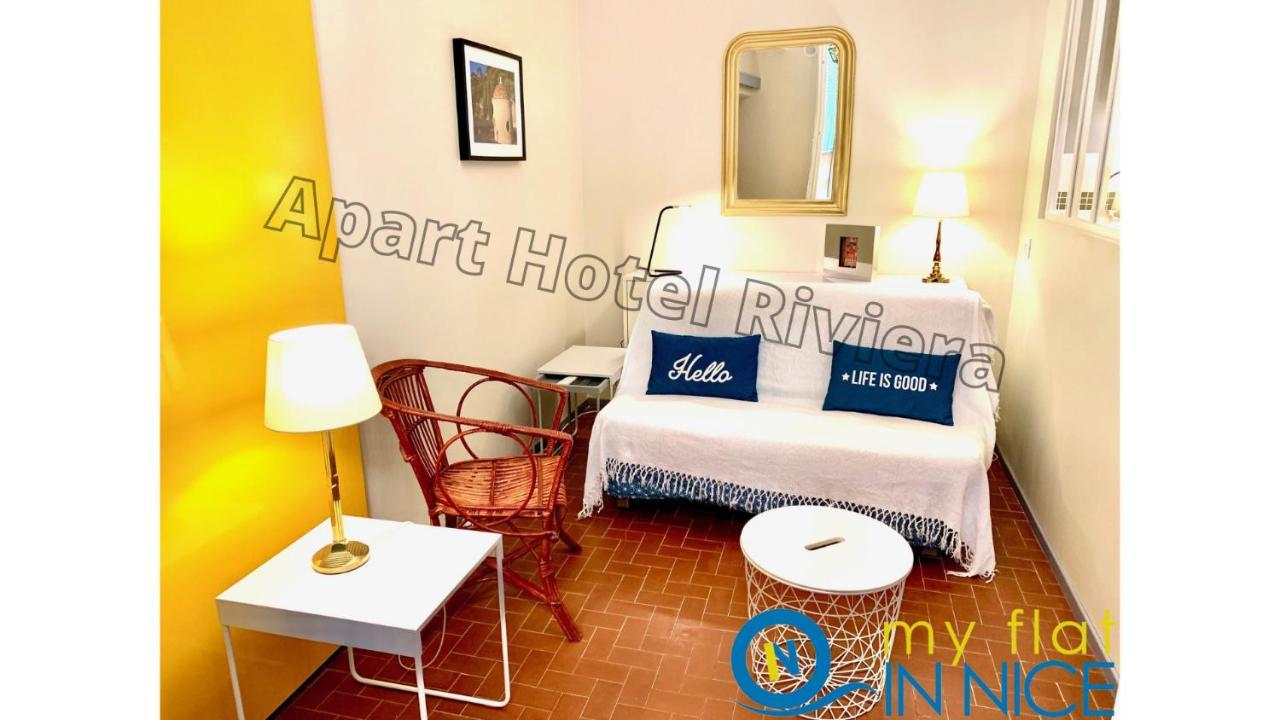 ApartHotel Riviera - Supérieur Appartement 2 pièces AC - Old town - 4 mn Promenade des Anglais - Vincent 1 Niza Exterior foto