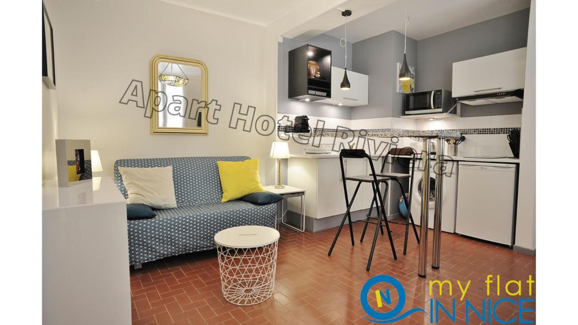 ApartHotel Riviera - Supérieur Appartement 2 pièces AC - Old town - 4 mn Promenade des Anglais - Vincent 1 Niza Exterior foto